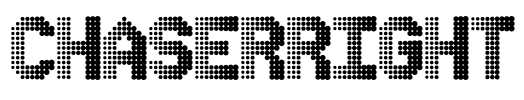 ChaserRight Font Image