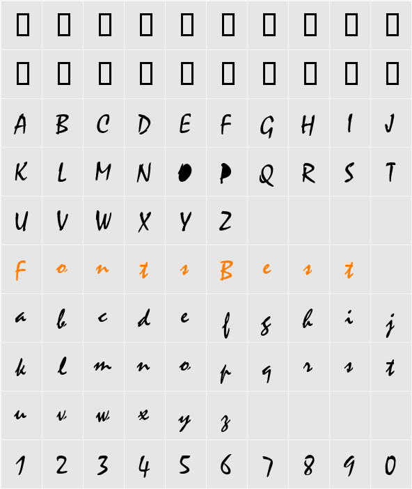Mystical Character Map