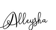 Alleysha Font Image