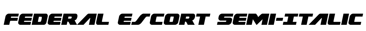 Federal Escort Semi-Italic
