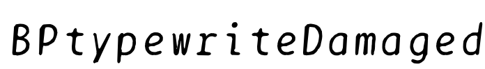 BPtypewriteDamaged
