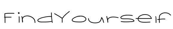 FindYourself Font Image