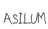 ASILUM Font Image