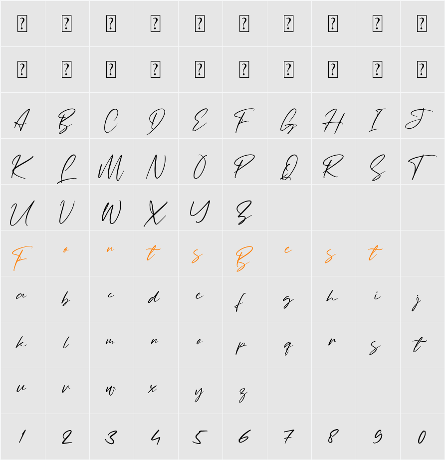 Bullgeria Character Map