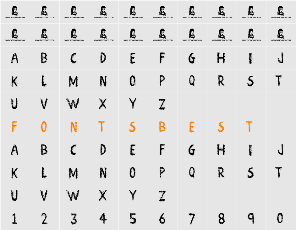 Atomic Number  Character Map
