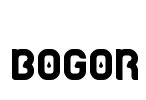 BOGOR Font Image
