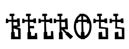 BECROSS Font Image