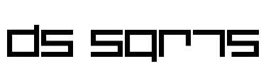DS SQR75 Font Image