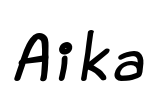 Aika Font Image