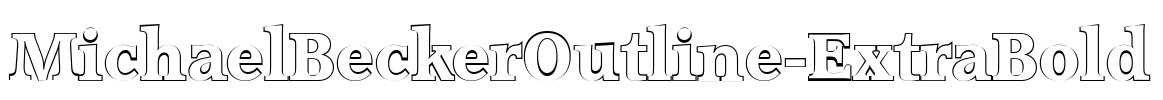 MichaelBeckerOutline-ExtraBold