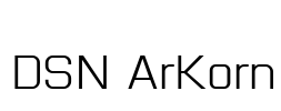 DSN ArKorn Font Image