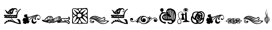 DavysDingbats1 Font Image