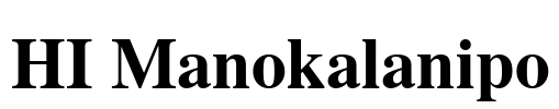 HI Manokalanipo