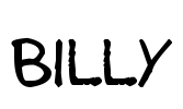 Billy Font Image