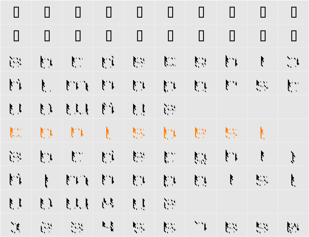 DS Home Side Character Map