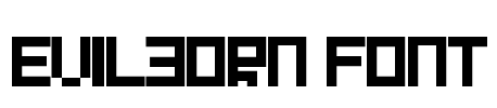 Evilborn Font Font Image