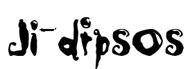 JI-Dipsos Font Image
