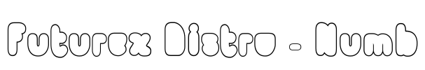 Futurex Distro - Numb Font Image