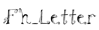 Fh_Letter Font Image