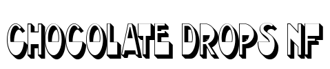 Chocolate Drops NF Font Image