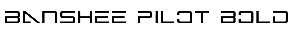Banshee Pilot Bold Font Image