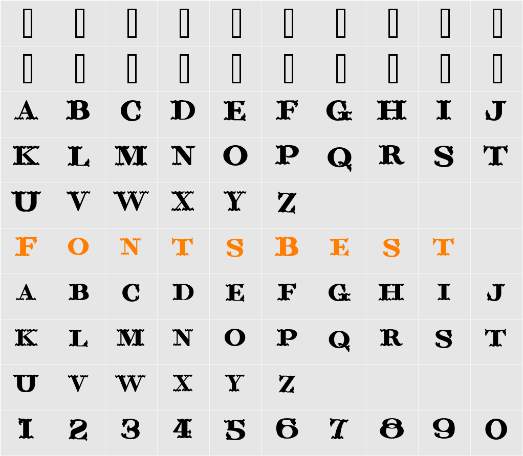 ChickenFarm Character Map