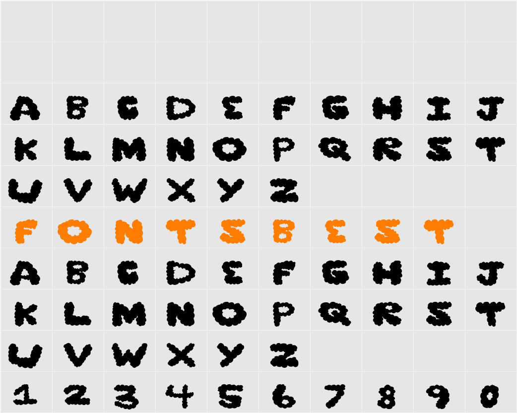cloudstorm Character Map