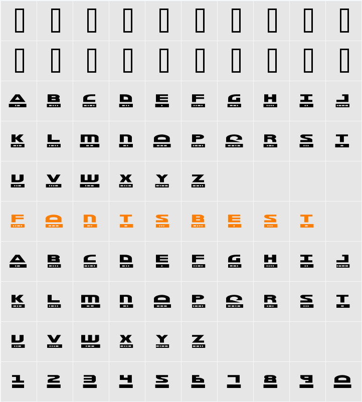 Morse Kode2 Character Map
