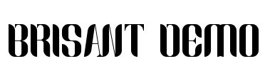 Brisant Demo Font Image