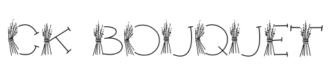 CK Bouquet Font Image