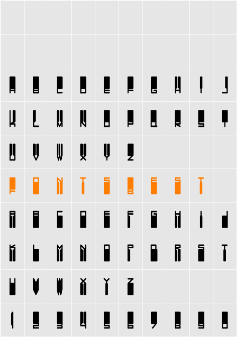 DS Vanish Character Map