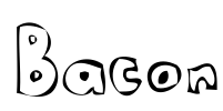 Bacon Font Image