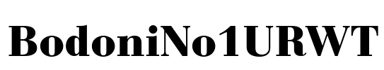 BodoniNo1URWT