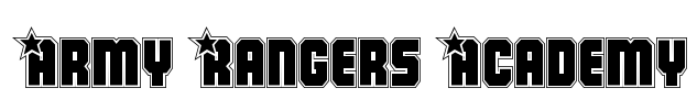 Army Rangers Academy Font Image