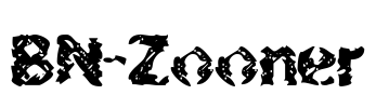 BN-Zooner Font Image