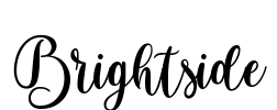 Brightside Font Image