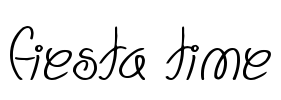 Fiesta Time Font Image
