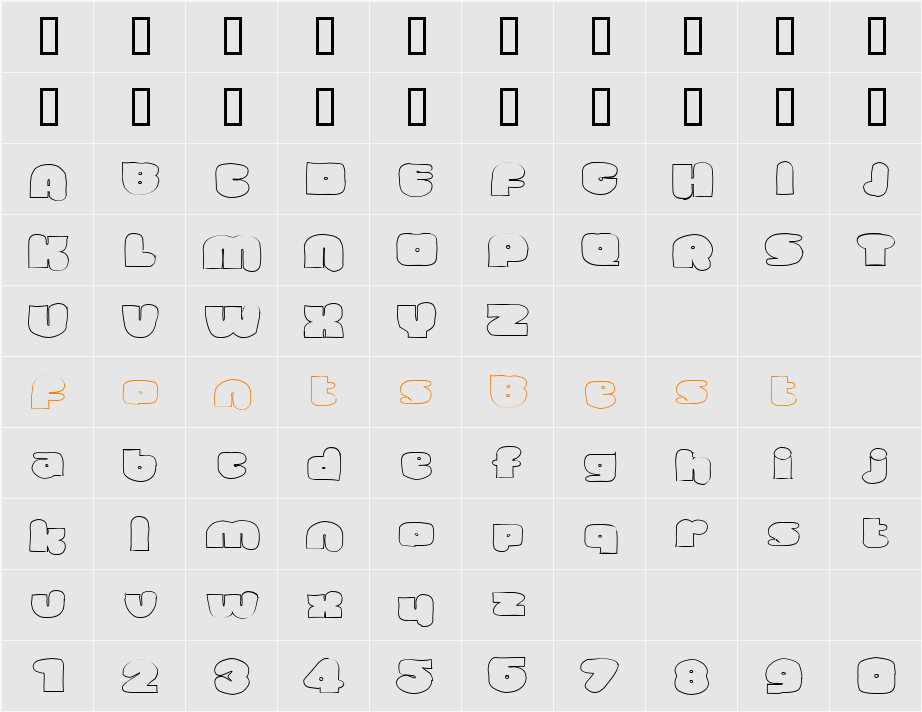 JI-Murkly Character Map