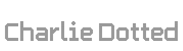 Charlie Dotted Font Image