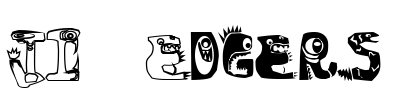 JI-Edgers Font Image