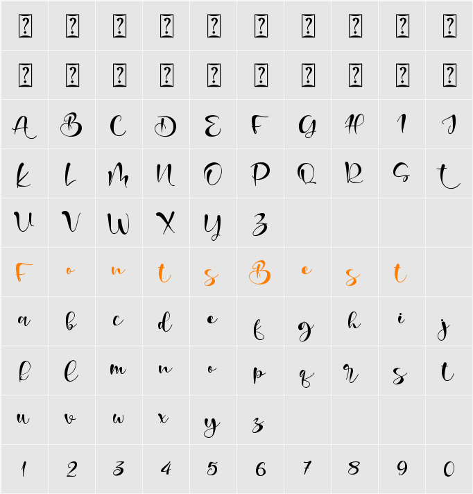 Barbiel Character Map