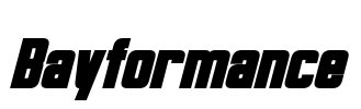 Bayformance Font Image