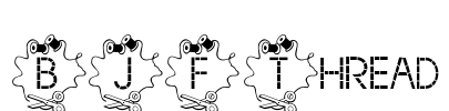 BJF Thread Font Image