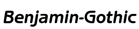Benjamin-Gothic Font Image