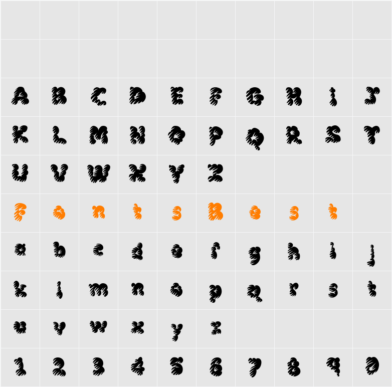 McKloud Misty Character Map