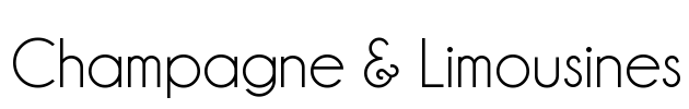 Champagne & Limousines Font Image