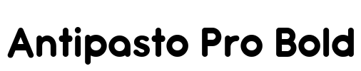 Antipasto Pro Bold Font Image