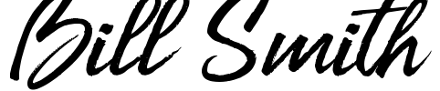 Bill Smith Font Image