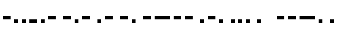 BukanMorse One Font Image
