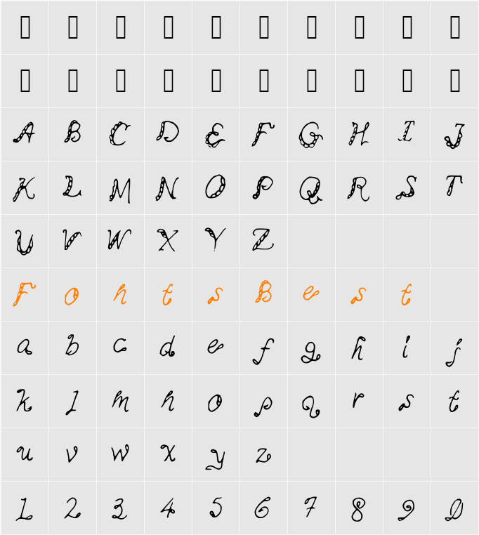 MyMineMai Character Map